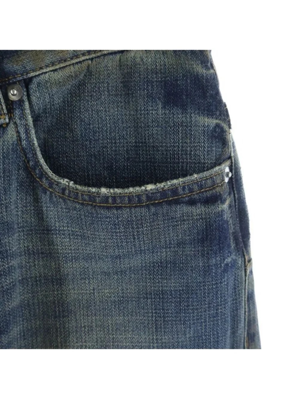 Dior Homme Beck Era Rust Denim Pants Indigo